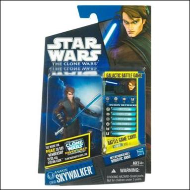 Star Wars: The Clone Wars Collection 3 3/4" Figures (2010) figure CW45 Anakin Skywalker