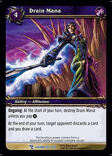 World of Warcraft: March of the Legion (Base Set) card 105 Drain Mana