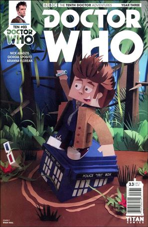 Doctor Who: The Tenth Doctor Year Three issue 3-C Ryan Hall Cover