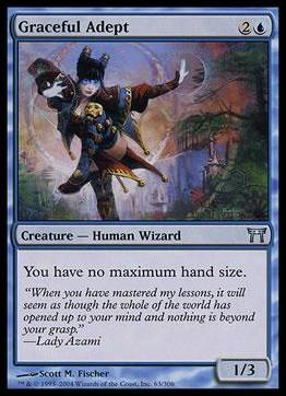 Magic the Gathering: Champions of Kamigawa (Base Set) card 63 Graceful Adept