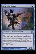 Magic the Gathering: Champions of Kamigawa (Base Set) card 63 Graceful Adept