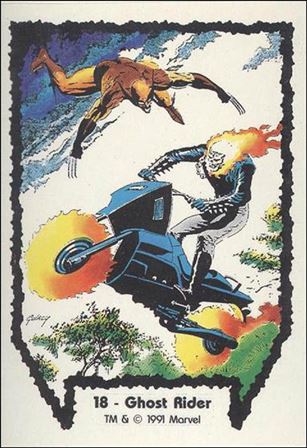 Wolverine: From Then 'Til Now (Base Set) card 18 Ghost Rider