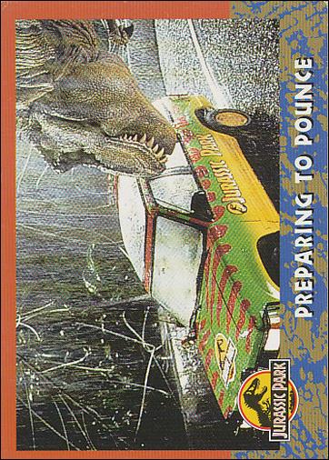 Jurassic Park (Base Set) card 37 Preparing to Pounce