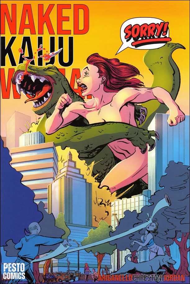 Naked Kaiju Woman issue 1-C Mick Beyers Cover