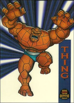 Marvel Universe: Series 5 (Suspended Animation Subset) card 7 Thing