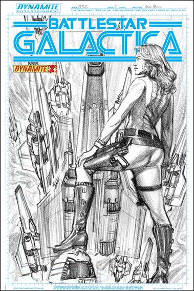 (Classic) Battlestar Galactica issue 2-B Alex Ross 1:25 Sketch Cover