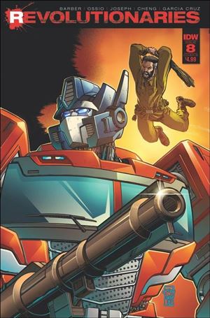 Revolutionaries issue 8-B Tone Rodriguez Cover