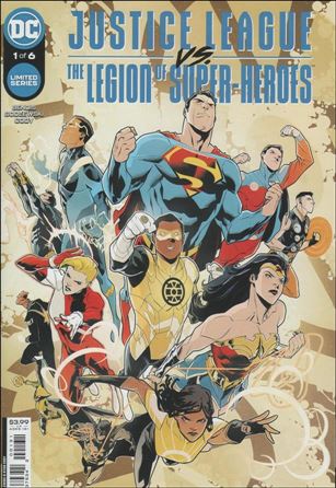 Justice League vs the Legion of Super-Heores issue 1-C Scott Godlewski Walmart 4-Pack Cover