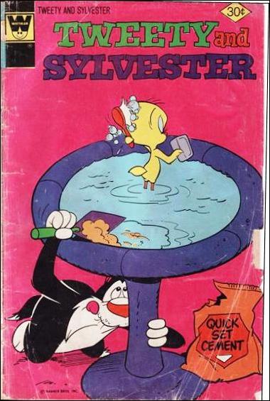 Tweety and Sylvester (1963) issue 64-B Whitman Cover