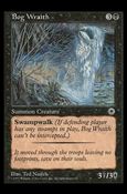 Magic the Gathering: Portal (Base Set) card 83 Bog Wraith