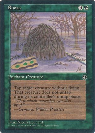Magic the Gathering: Homelands (Base Set) card 95 Roots