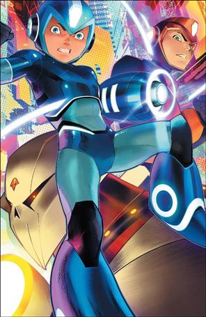 Mega Man: Fully Charged issue 4-B Dan Mora Cover