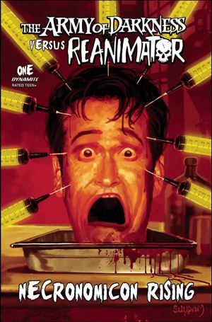 Army of Darkness vs Reanimator: Necronomicon Rising issue 1-C Arthur Suydam Cover