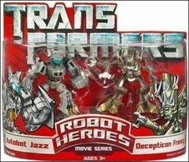 Transformers: Robot Heroes figure 10 Autobot Jazz & Decepticon Frenzy