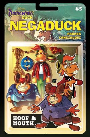 Negaduck issue 5-E Action Figure Cover