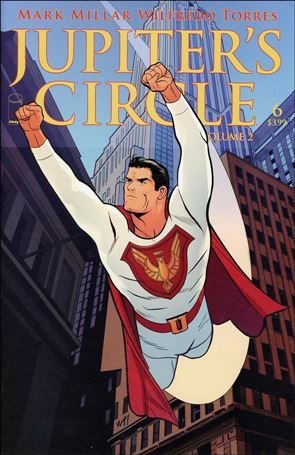 Jupiter's Circle (2015/11) issue 6-B Wilfredo Torres Cover