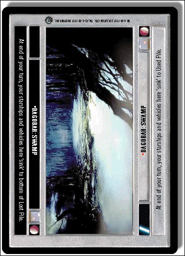 Star Wars: Dagobah Limited (Base Set) card 175 Dagobah: Swamp