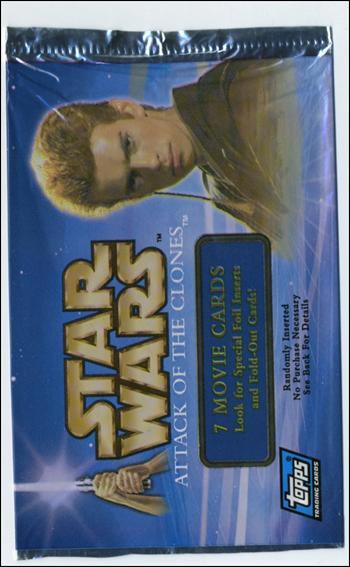 Star Wars: Attack of the Clones card 2 Sealed Hobby Pack - Anakin