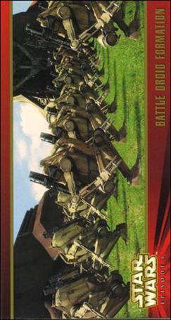 Star Wars: Episode I Widevision: Series 1 (Base Set) card 67 Battle Droid Formation