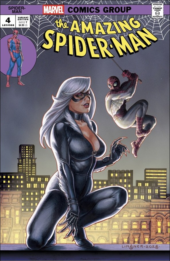 Amazing Spider-Man (2025) issue 4-I Retailer Exclusive J. M. Linsner Trade Dress Cover