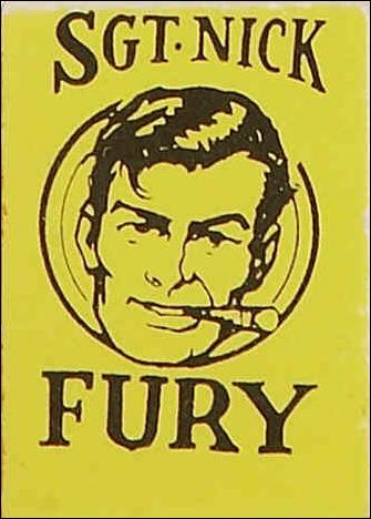 Marvel Mini-Books: Sgt. Nick Fury issue nn-F Yellow Cover