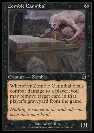 Magic the Gathering: Odyssey (Base Set) card 169 Zombie Cannibal