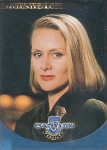 Babylon 5: Profiles (Base Set) card 57 A Few We Lost: Talia Winters