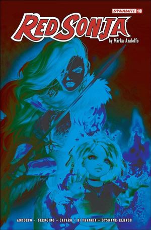 Red Sonja (2021) issue 10-F Leirix Li Ultraviolet Cover