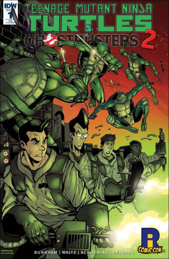Teenage Mutant Ninja Turtles/Ghostbusters 2 issue 1-F Chris Campana Rhode Island Comic Con Cover