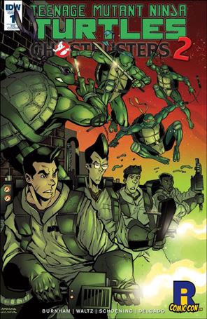 Teenage Mutant Ninja Turtles/Ghostbusters 2 issue 1-F Chris Campana Rhode Island Comic Con Cover