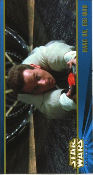 Star Wars: Episode I Widevision: Series 2 (Base Set) card 78 Hang On, Obi-Wan