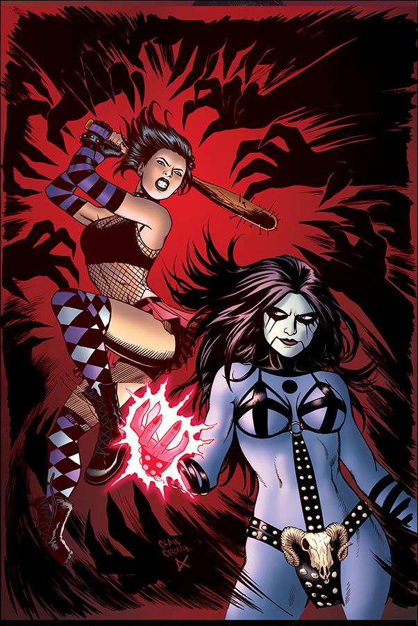 Hack/Slash vs Chaos issue 4-G Craig Cermak 1:30 Virgin Cover