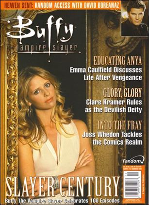 Buffy the Vampire Slayer Official Magazine issue 12-B Sarah Michelle Gellar Cover