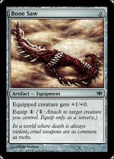 Magic the Gathering: Conflux (Base Set) card 135 Bone Saw