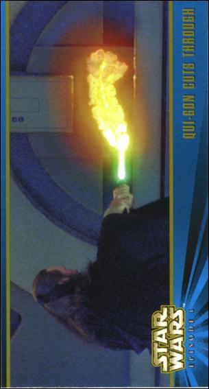 Star Wars: Episode I Widevision: Series 2 (Base Set) card 28 Qui-Gon Cuts Through