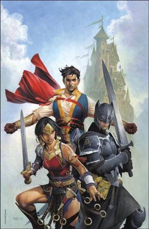 Dark Knights of Steel issue 1-D Wayne Reynolds Virgin Team Cardstock Cover