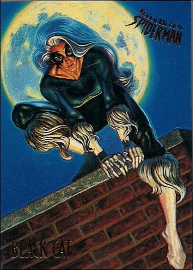 Fleer Ultra Spider-Man (Base Set) card 5 Black Cat