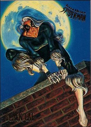 Fleer Ultra Spider-Man (Base Set) card 5 Black Cat
