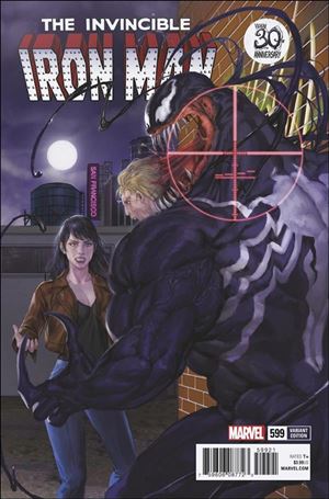Invincible Iron Man (2017) issue 599-B  Akcho Venom 30th Anniversary Cover