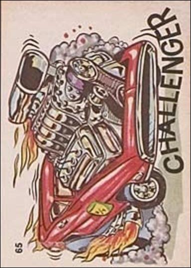 Odd Rod Allstars (Base Set) card 65-B Challenger with blacked out back collect all 66 