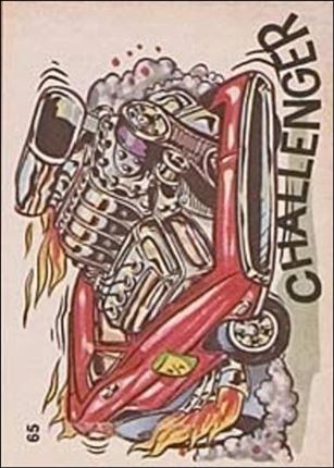 Odd Rod Allstars (Base Set) card 65-B Challenger with blacked out back collect all 66 