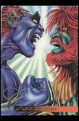 Marvel Annual Flair '95 (Base Set) card 92 Clan Destine