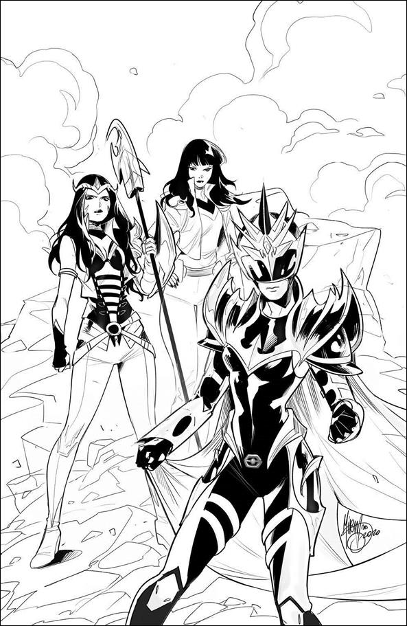 Power Rangers: Drakkon - New Dawn issue 2-D Mirka Andolfo 1:25 Black & White Cover