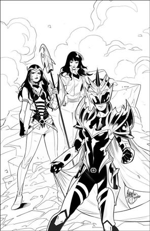 Power Rangers: Drakkon - New Dawn issue 2-D Mirka Andolfo 1:25 Black & White Cover