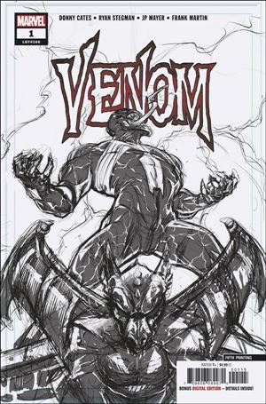 Venom (2018) issue 1-Q Ryan Stegman Rough Sketch Cover (5th Printing)