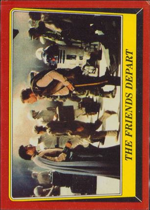 Star Wars: Return of the Jedi: Series 1 (Base Set) card 65 The Friends Depart