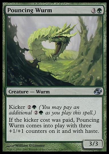 Magic the Gathering: Planar Chaos (Base Set) card 136 Pouncing Wurm