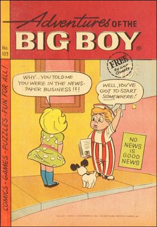 Adventures of the Big Boy issue 103 East Coast Cover