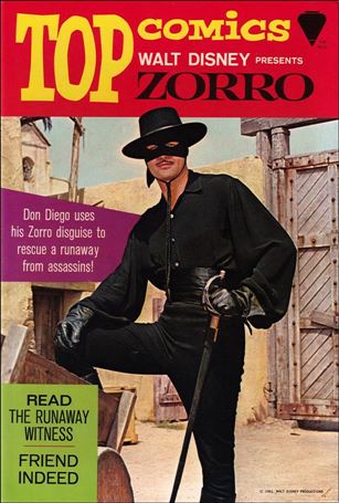 Top Comics: Walt Disney Presents Zorro Cover Image 1