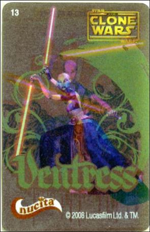 Star Wars The Clone Wars Nucita Motion Cards (Promo) card 13 Ventress